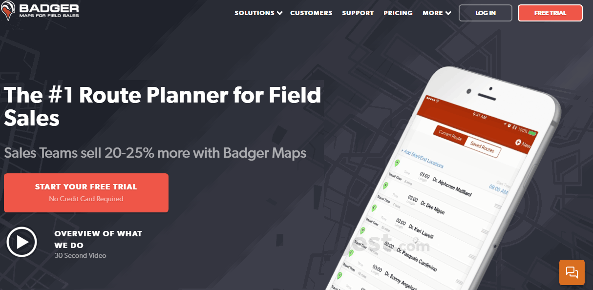 Badger Maps Screenshot1